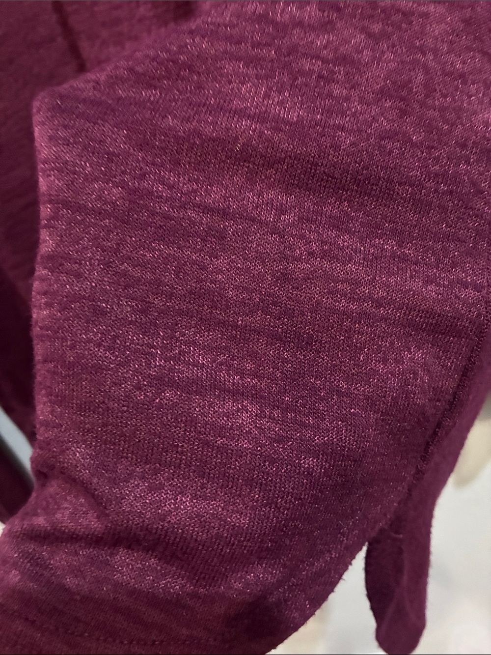 Banana Republic Long Sleeve Crewneck Top - Plum - Picture 6 of 7